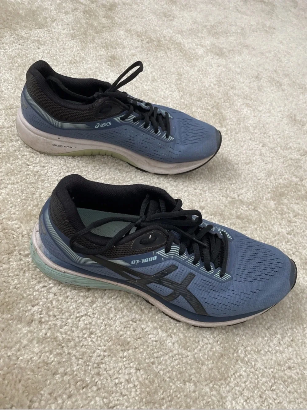 Asics GT-1000 Running Shoes Women's 10 Blue/Teal Sneakers 1012A030 Gym Workout